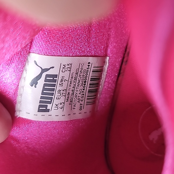 Puma Women's Shoes Size 7 Pink Trainers Soft Foam Rebel Slip-On Sneakers Running - Picture 6 of 9